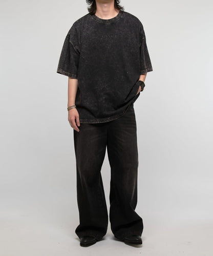 Lui's 粉感漂染寬鬆 BIG T恤