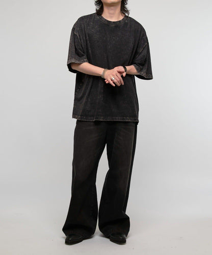 Lui's 粉感漂染寬鬆 BIG T恤