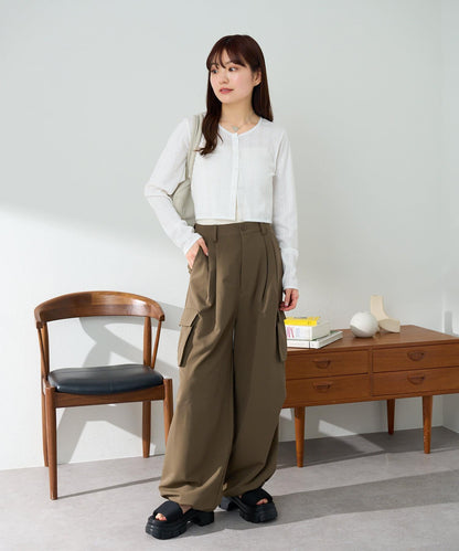 棉質蕾絲小開衫