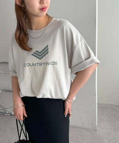 Discoat 噴染加工 企業圖案 T恤