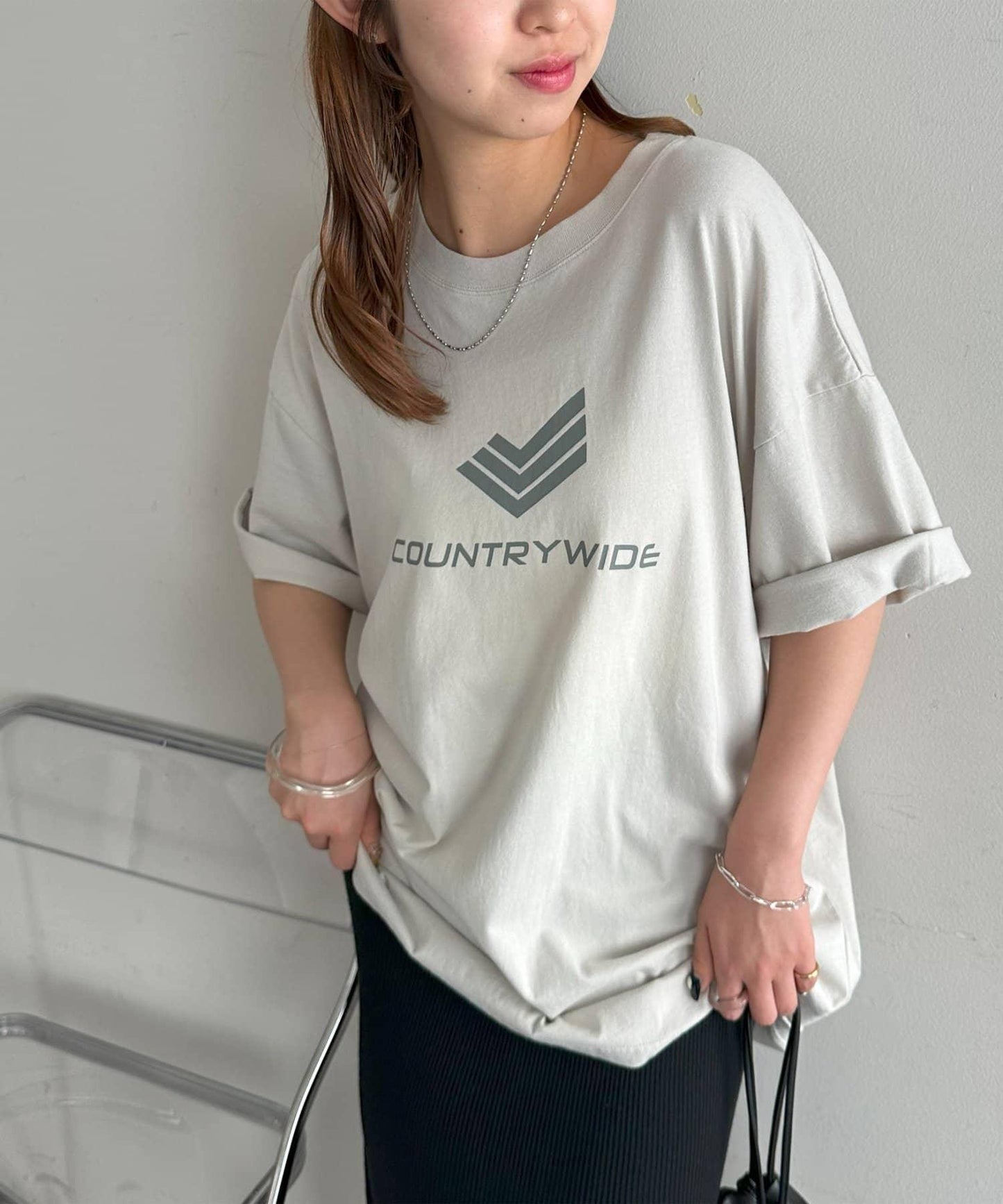 Discoat 噴染加工 企業圖案 T恤