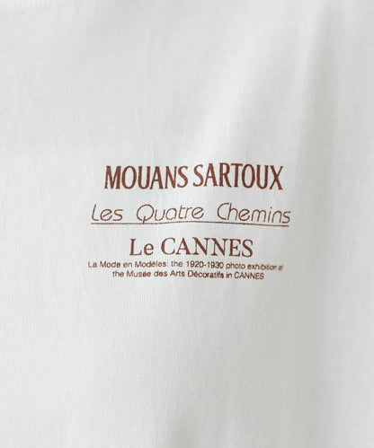 混合字體背部印花 T恤