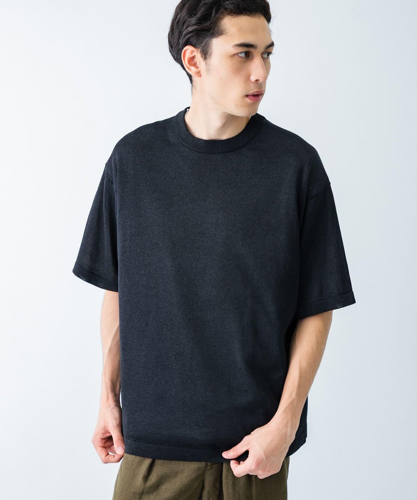 聯名款 crepuscule×UR Washi Knit Short-Sleeve T-shirts T恤