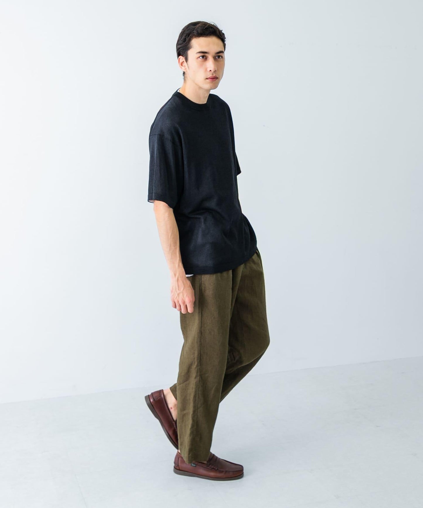 聯名款 crepuscule×UR Washi Knit Short-Sleeve T-shirts T恤