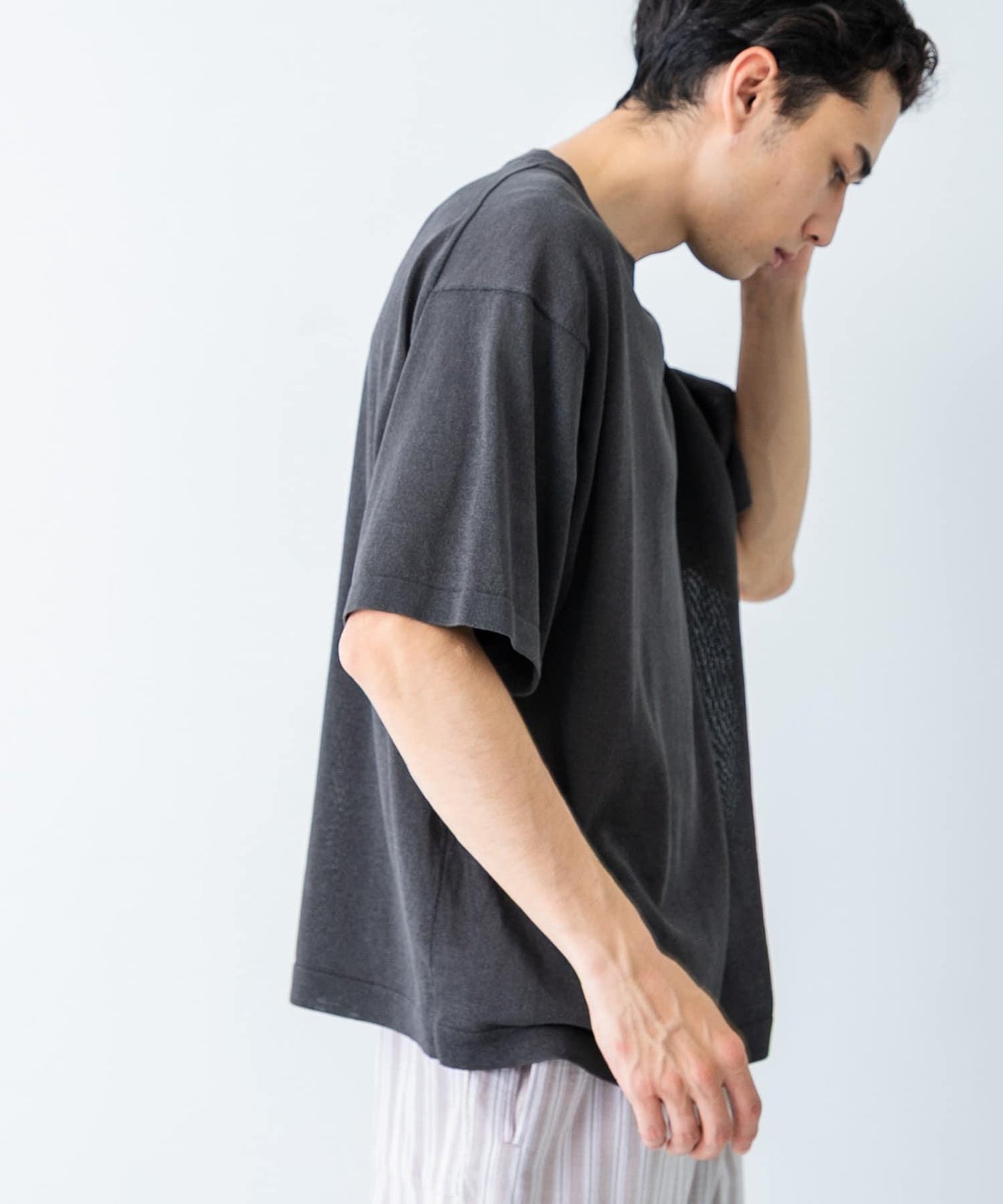聯名款 crepuscule×UR Washi Knit Short-Sleeve T-shirts T恤