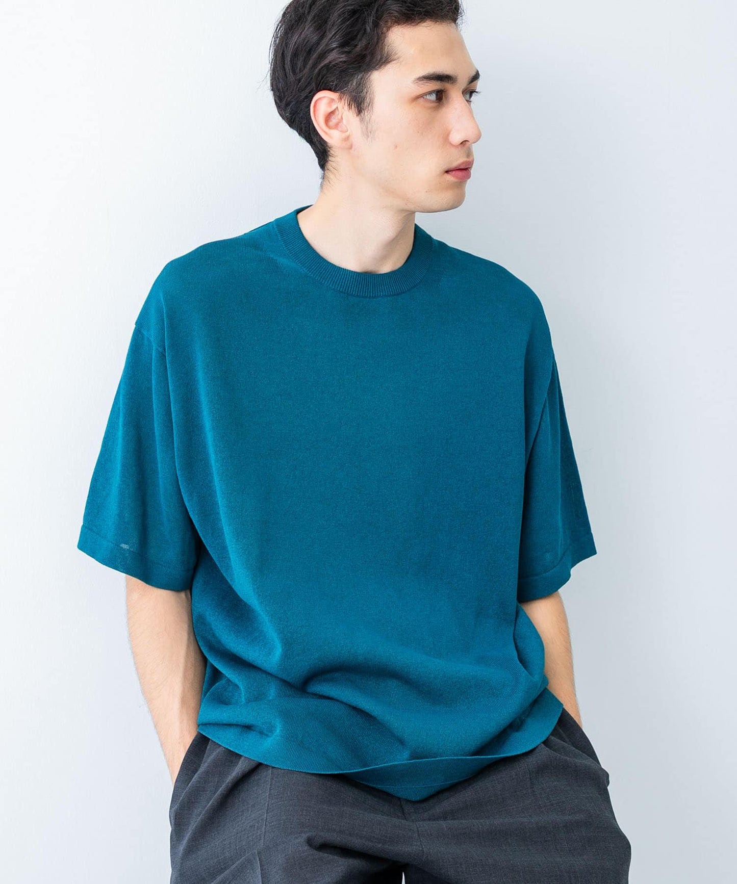 聯名款 crepuscule×UR Washi Knit Short-Sleeve T-shirts T恤