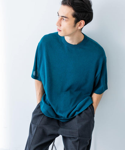 聯名款 crepuscule×UR Washi Knit Short-Sleeve T-shirts T恤