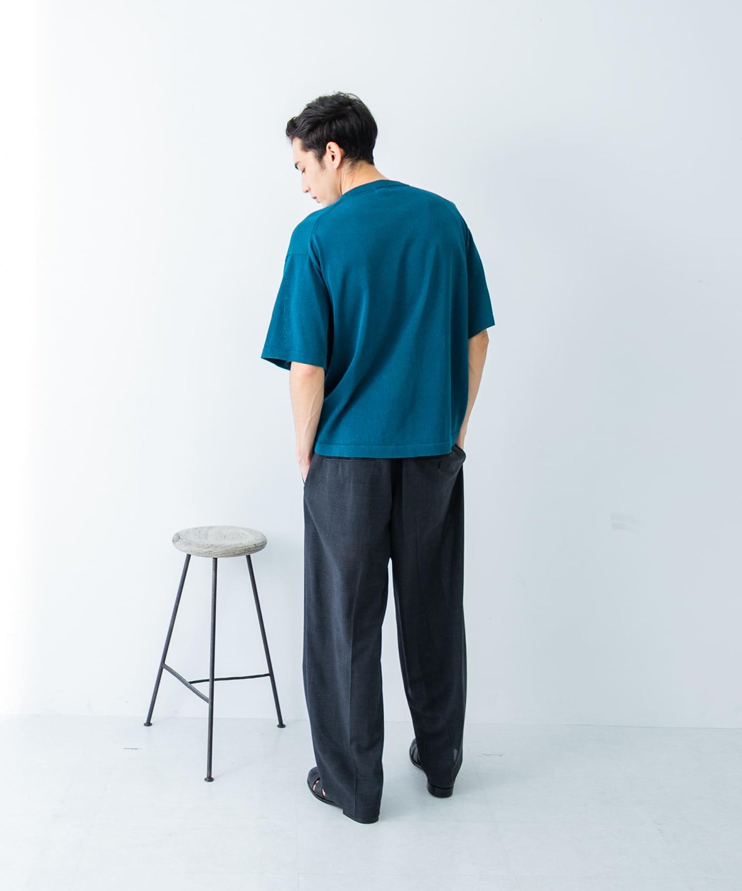 聯名款 crepuscule×UR Washi Knit Short-Sleeve T-shirts T恤