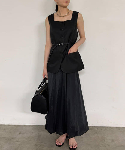 Loungedress 方領馬甲