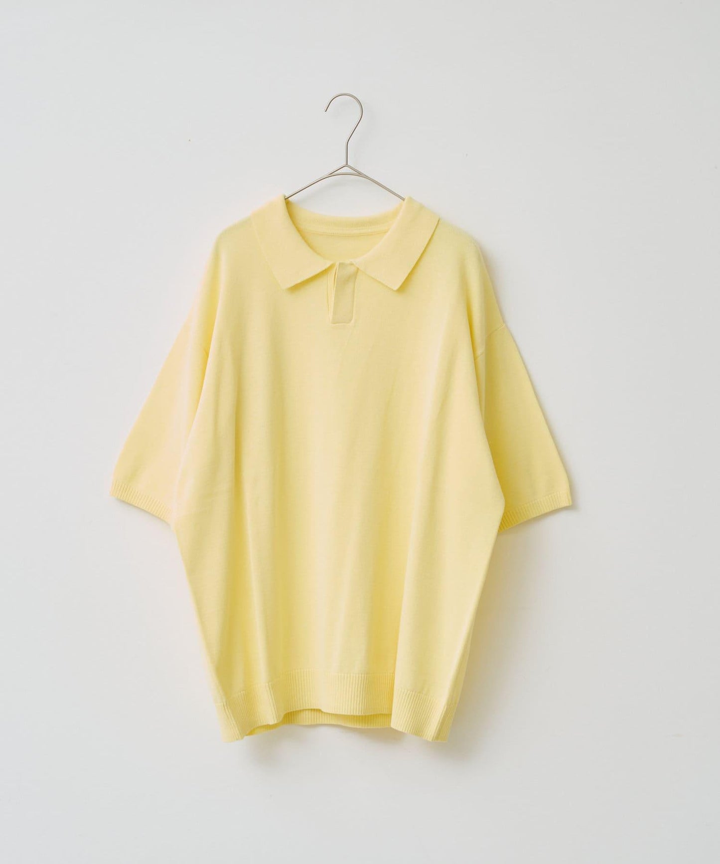 【Kastane】【WHIMSIC】精細針織短袖polo衫