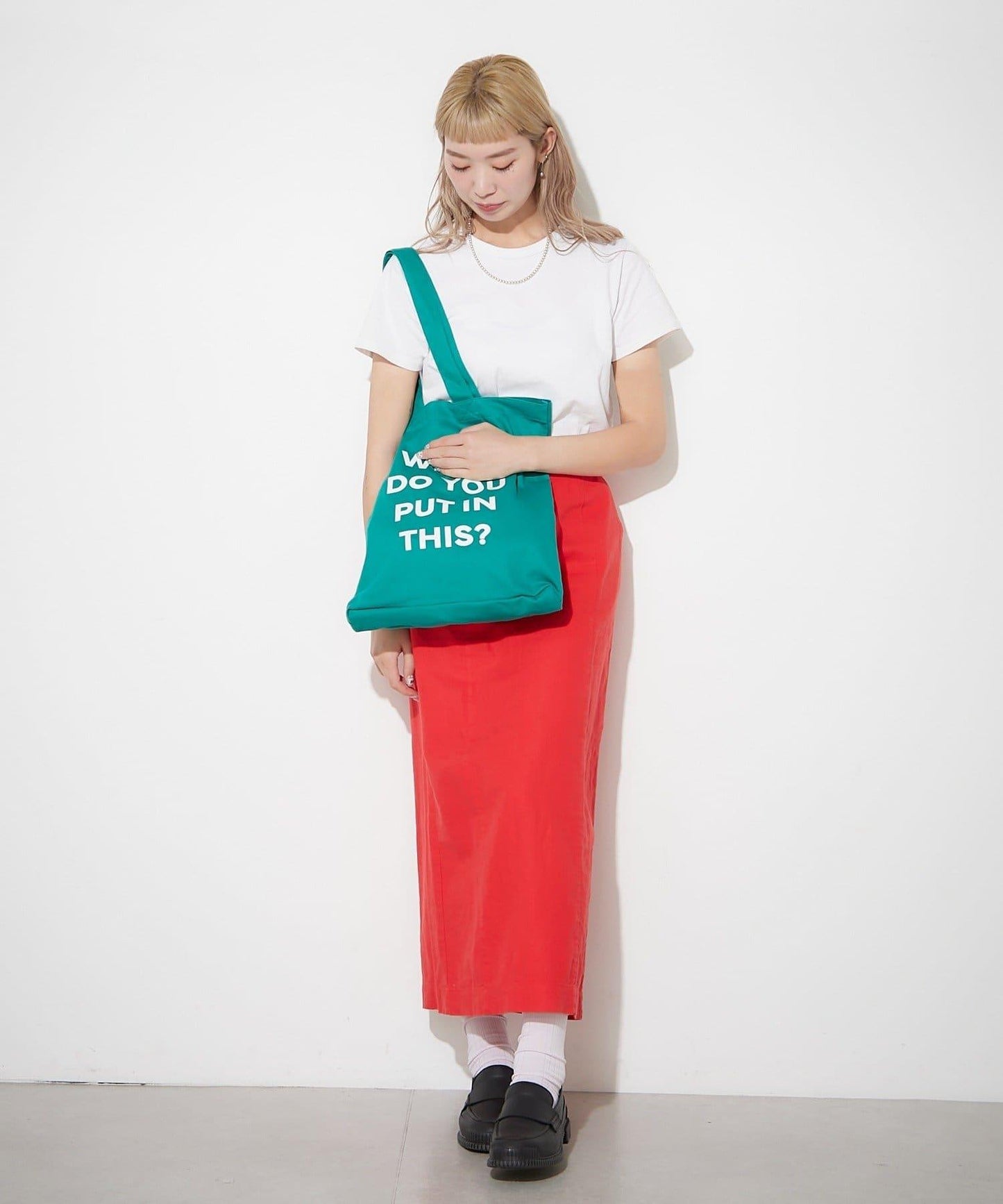 棉帆布標誌手提包