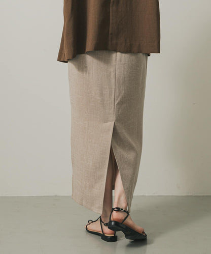 拉鍊裝飾高腰包臀裙