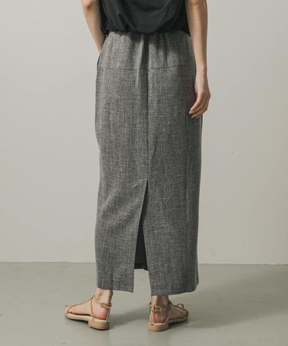 拉鍊裝飾高腰包臀裙