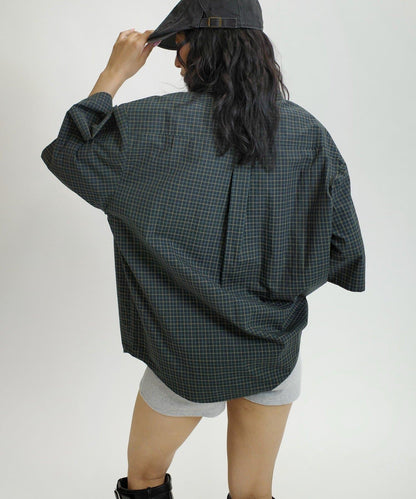 WHO'S WHO gallery 格紋短袖襯衫