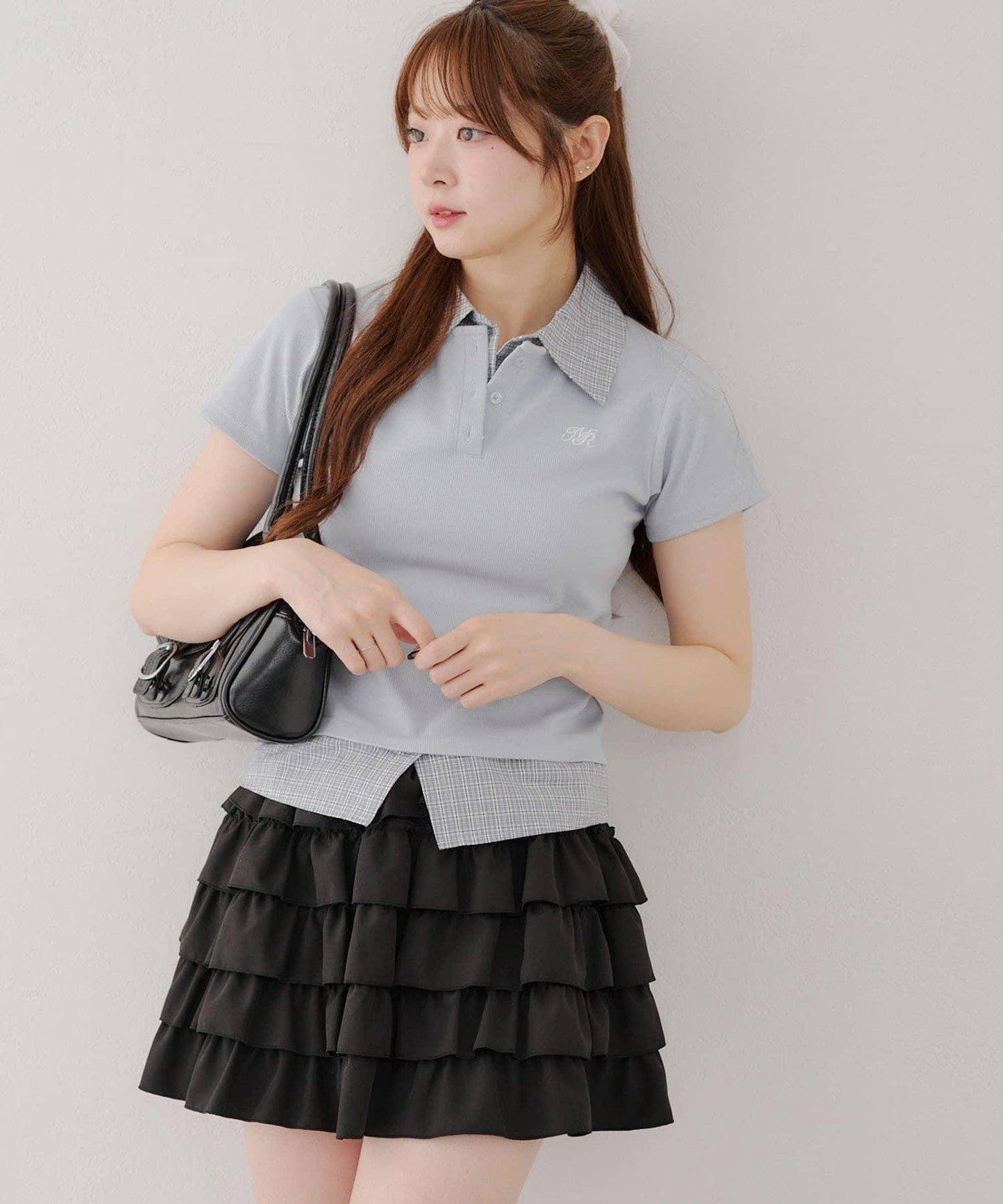 【@re.__mi23精選】假襯衫疊穿上衣