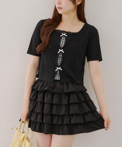 2套商品【RMAF】平紋T恤&吊帶套裝