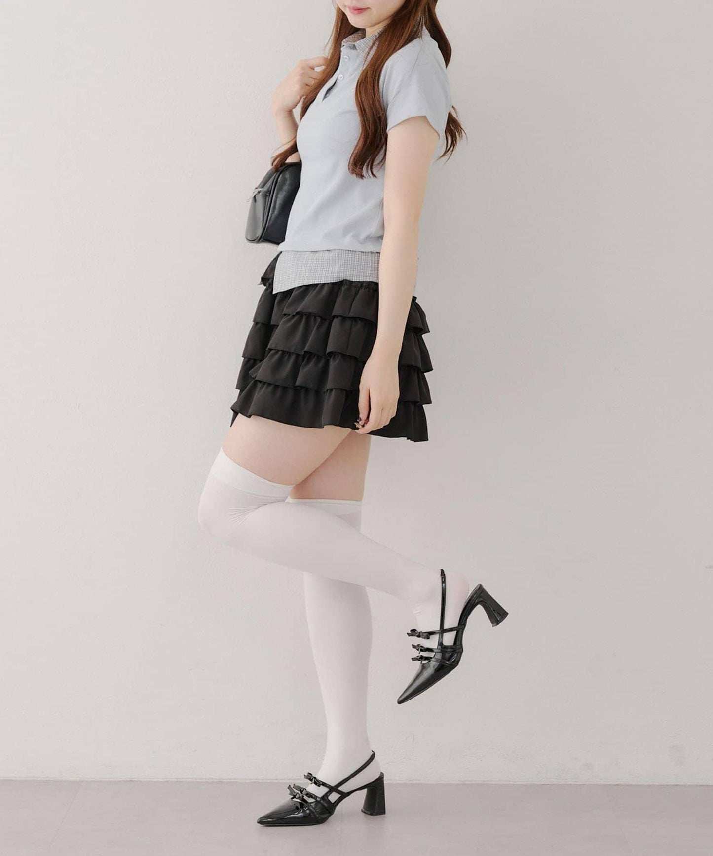 【@re.__mi23精選】假襯衫疊穿上衣