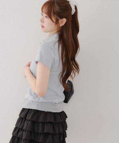 【@re.__mi23精選】假襯衫疊穿上衣