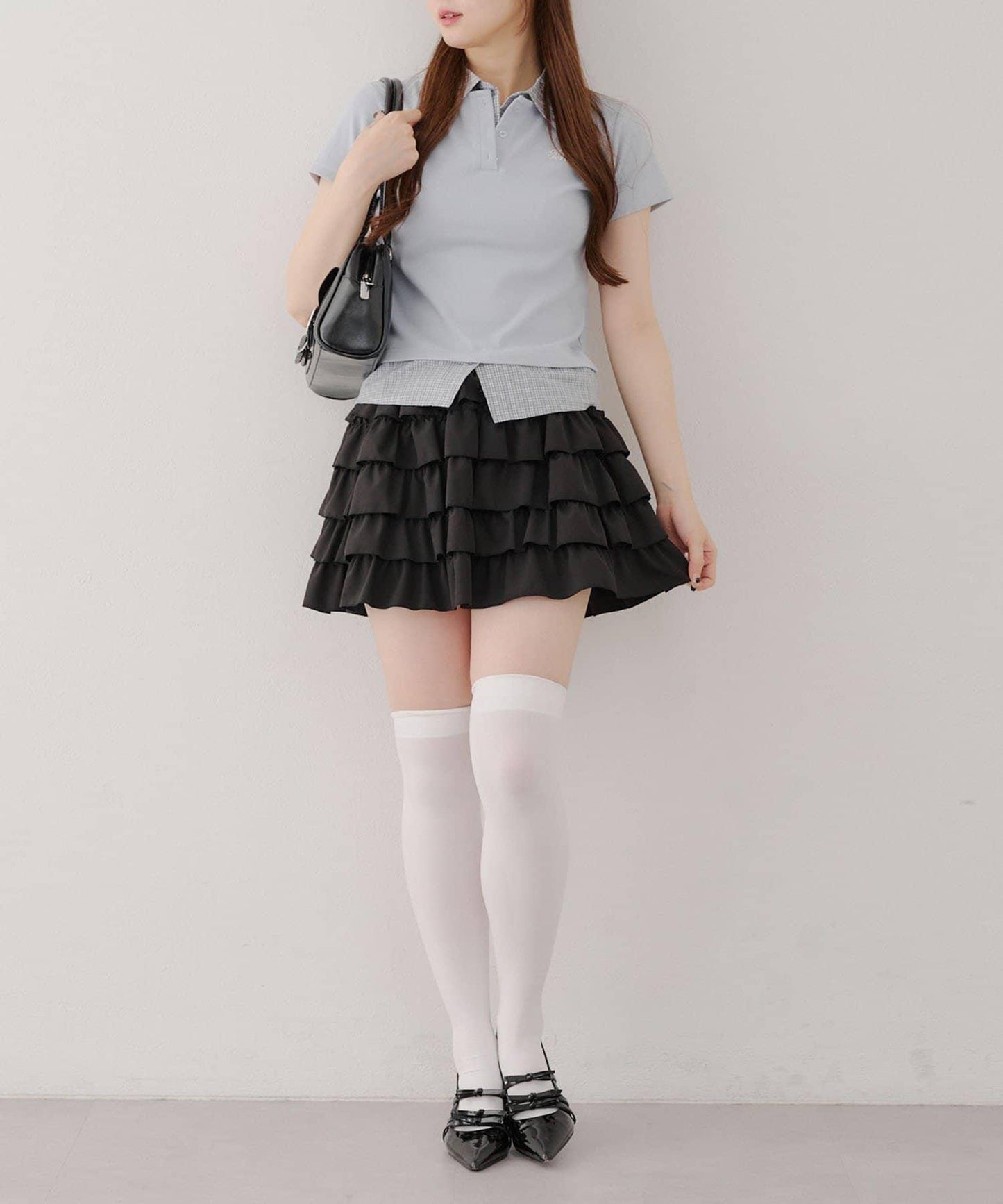 【@re.__mi23精選】假襯衫疊穿上衣