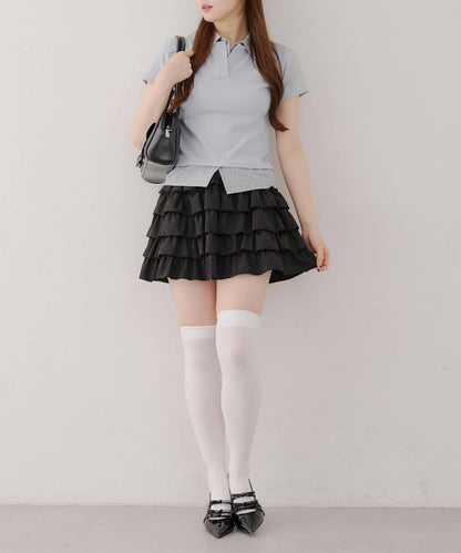 【@re.__mi23精選】假襯衫疊穿上衣