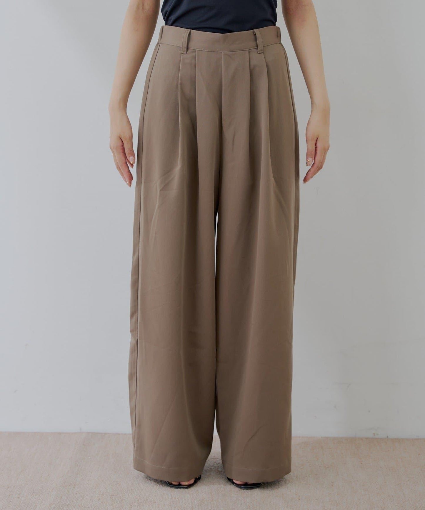 Chico 翻折設計西裝風連身褲