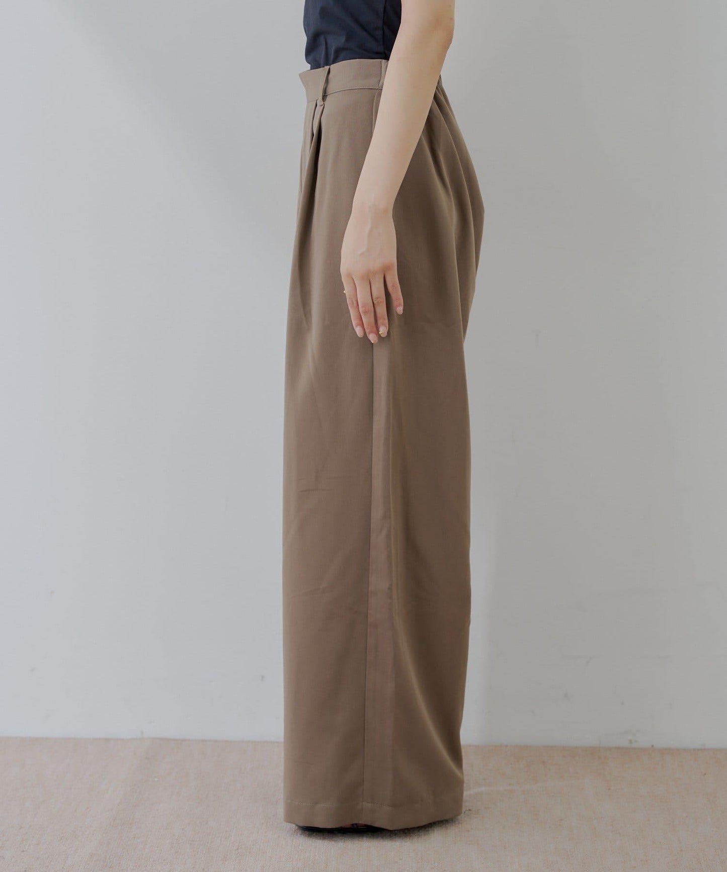 Chico 翻折設計西裝風連身褲