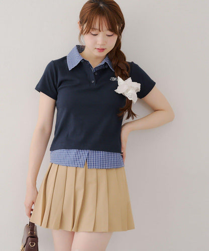 【@re.__mi23精選】假襯衫疊穿上衣