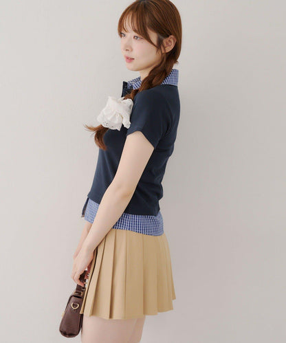 【@re.__mi23精選】假襯衫疊穿上衣