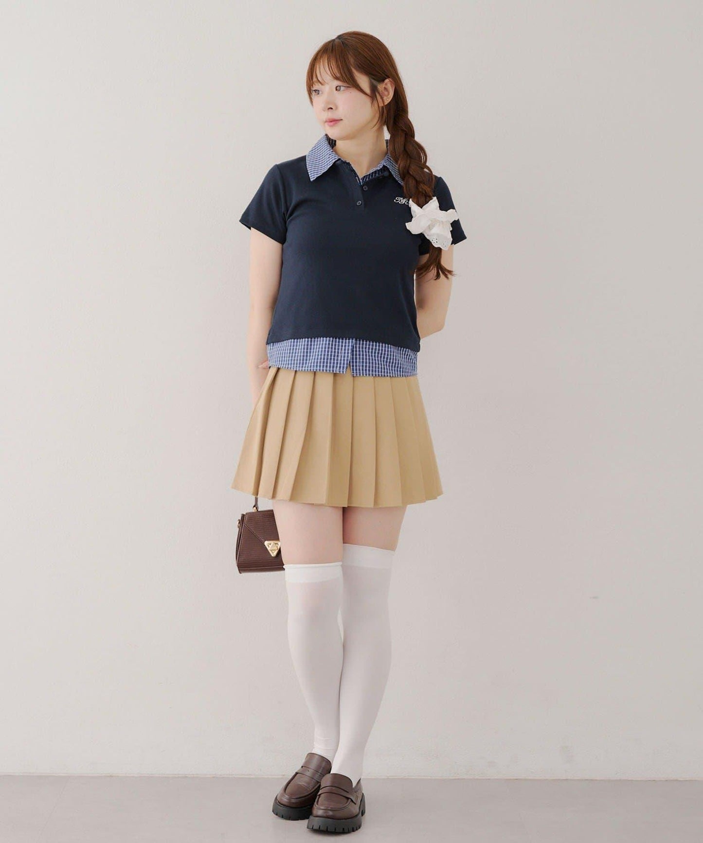 【@re.__mi23精選】假襯衫疊穿上衣