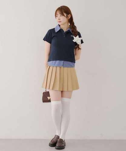 【@re.__mi23精選】假襯衫疊穿上衣