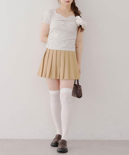 【@may_81o精選】網眼抽褶T-shirt