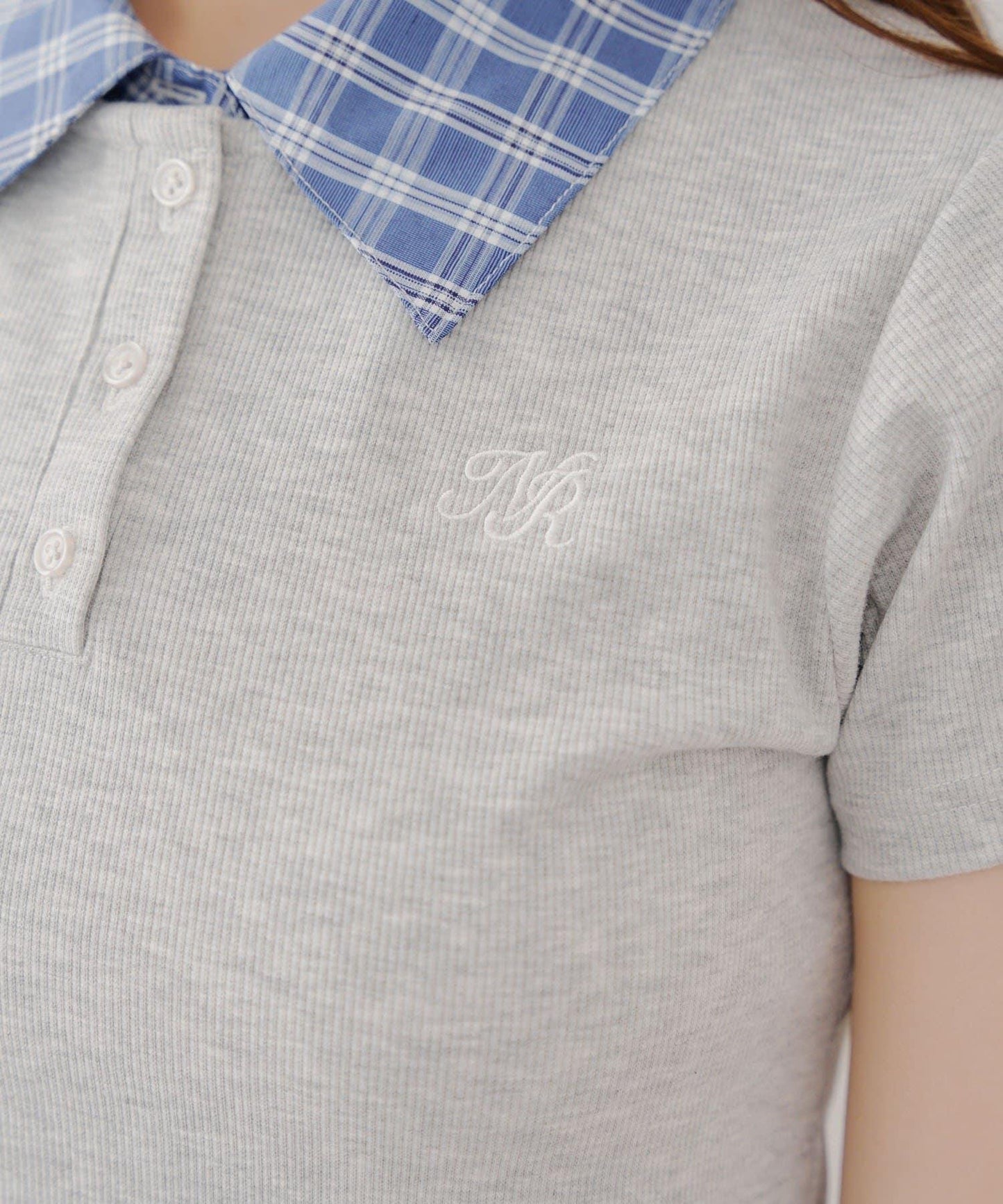 【@re.__mi23精選】假襯衫疊穿上衣