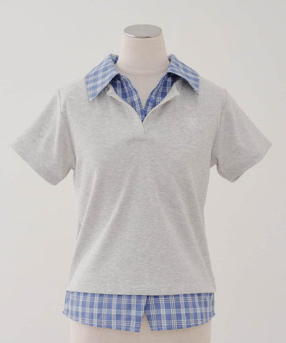 【@re.__mi23精選】假襯衫疊穿上衣