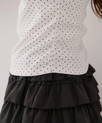 【@may_81o精選】網眼抽褶T-shirt