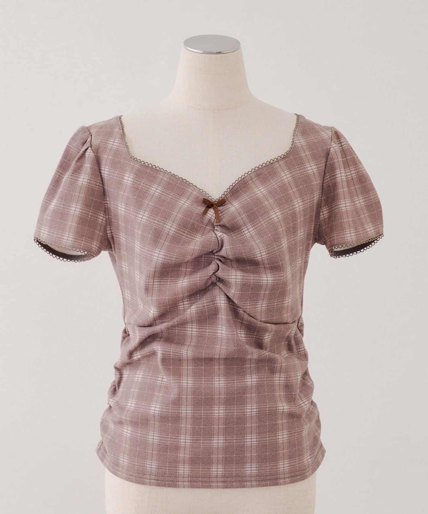 【@may_81o精選】網眼抽褶T-shirt