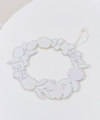 アクリルフラワーリース／Flower Art Glass