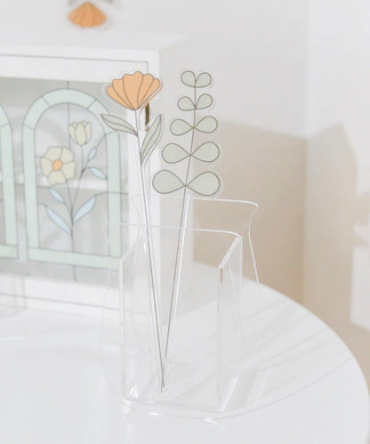 アクリルフラワーピック／Flower Art Glass