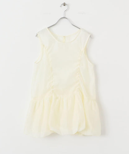 抽繩泡泡袖上衣