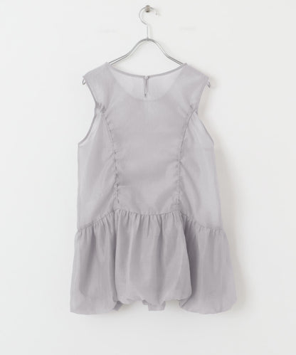 抽繩泡泡袖上衣