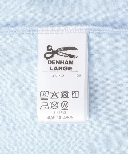 DENHAM/丹哈姆/水彩剪刀圖案T恤
