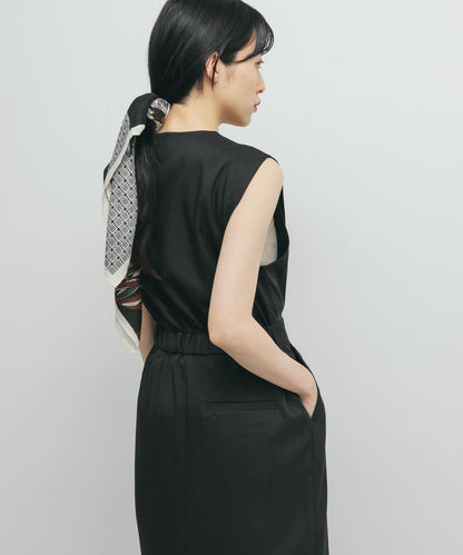 裹身連衣裙式揹帶裙