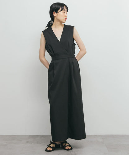 裹身連衣裙式揹帶裙