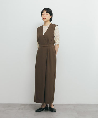 裹身連衣裙式揹帶裙