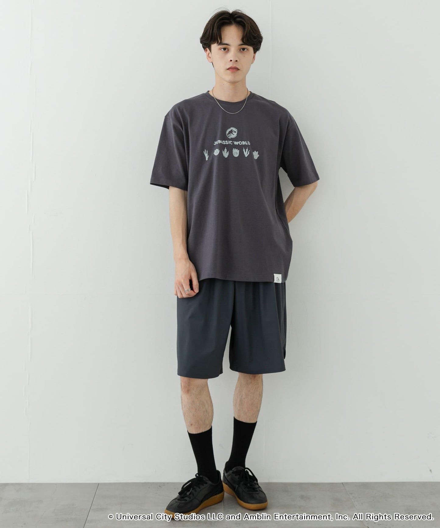 【特別】Jurassic World×SENSE OF PLACE 短袖T恤/B