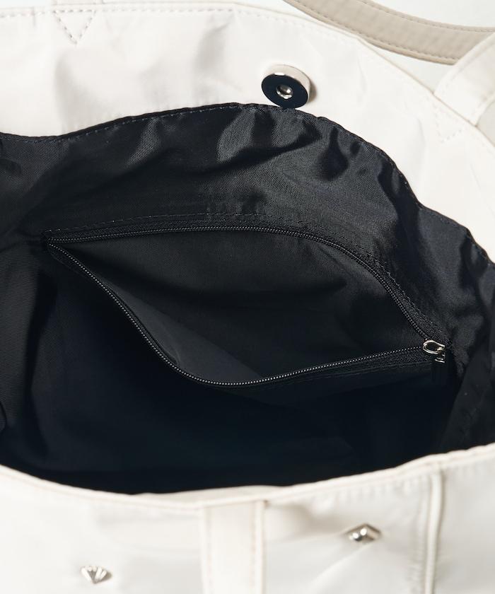 聯名 2WAY 鉚釘托特包/A4尺寸托特包/筆記本電腦收納可