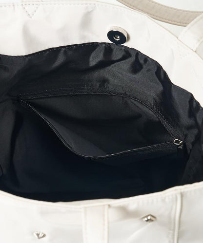 聯名 2WAY 鉚釘托特包/A4尺寸托特包/筆記本電腦收納可