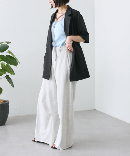 【神秘】配色領圈短袖T恤