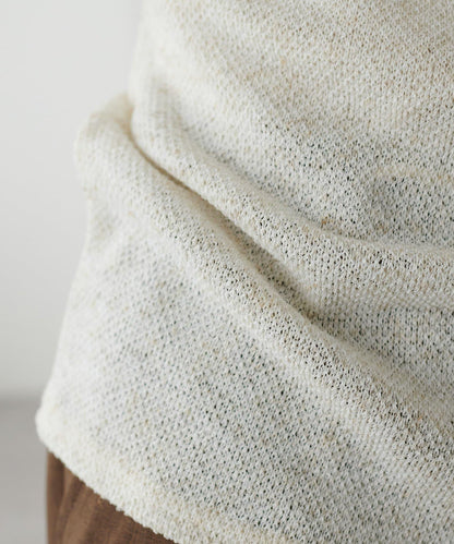 2WAY 單肩五分袖 針織上衣