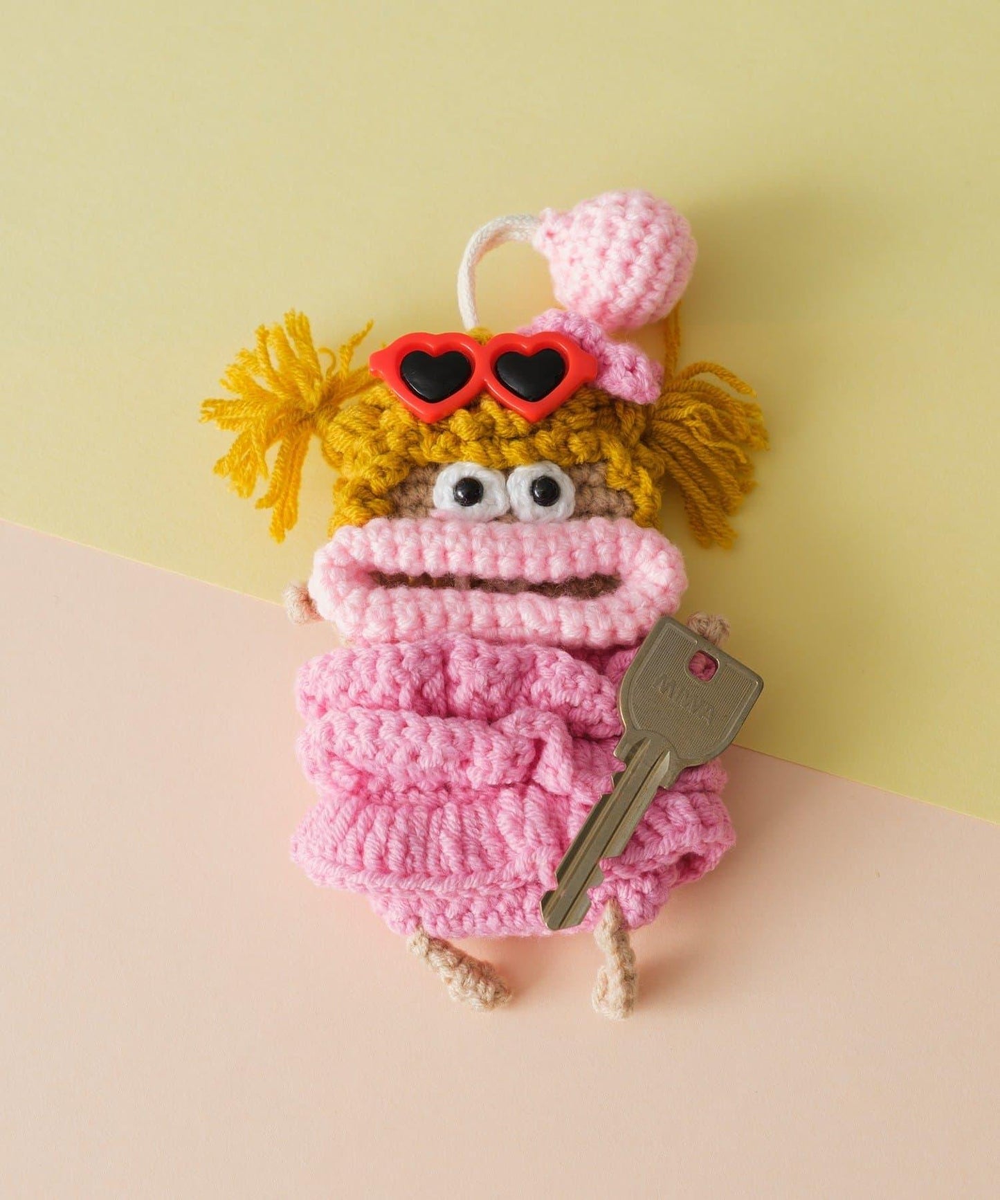 MOJYA 毛線鑰匙包