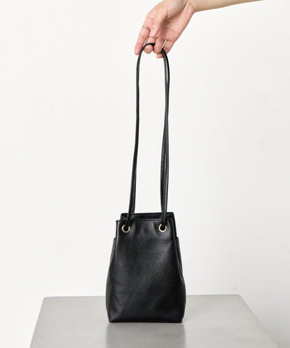 真皮迷你寬口袋包